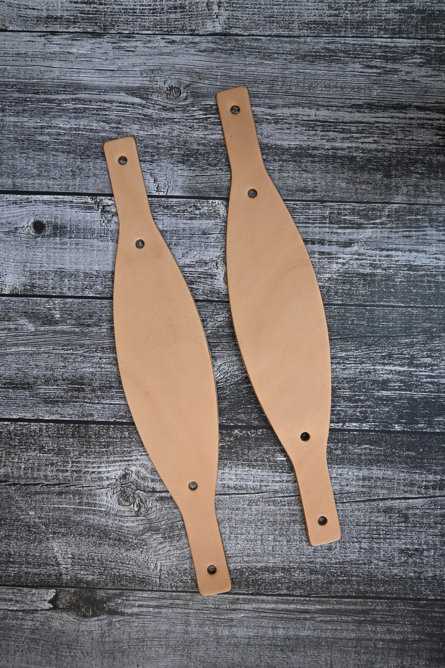 Halter Cheek Tack Blanks (pair)