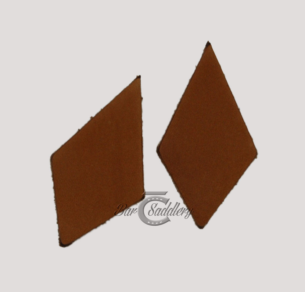 Diamond shape leather earring blanks. Die cut from vegetable tanned leather for tooling, dyeing and painting.