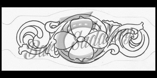 Fancy Nose Band Floral Tooling Pattern #1 (Download)