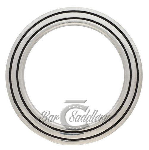 Smooth Grooved Stainless Steel Breast Collar Ring
