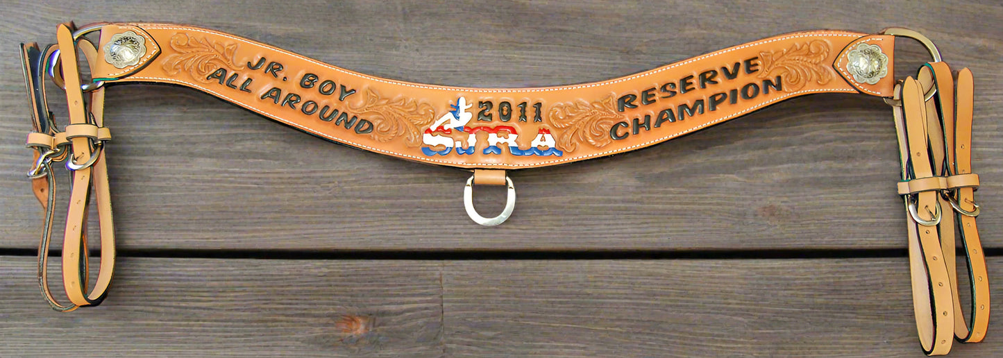 This is an example of a completed tripping collar made with this pattern.