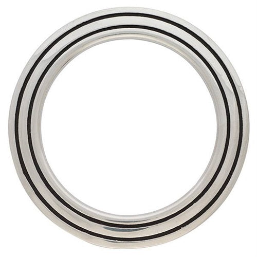 Floral Stainless Steel Breast Collar Ring