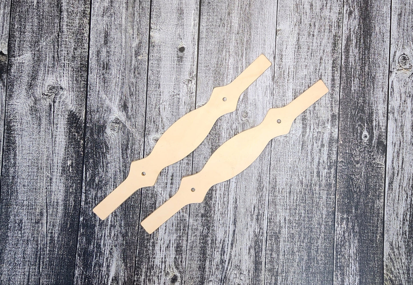 Cull Diamond Halter Cheek Tack Blanks (pair)