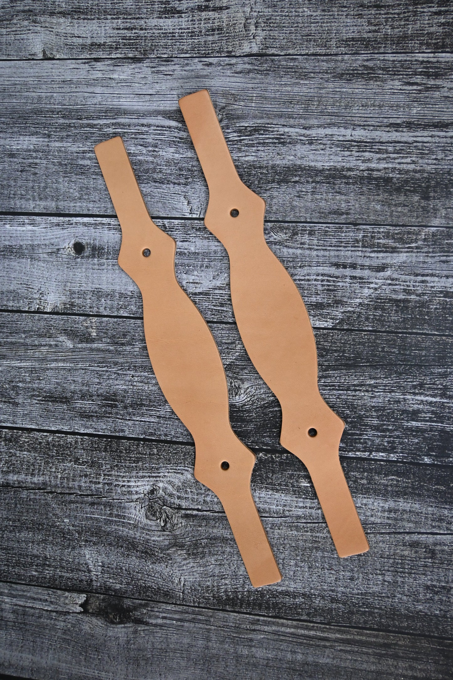 Halter Cheek Tack Blanks (pair)