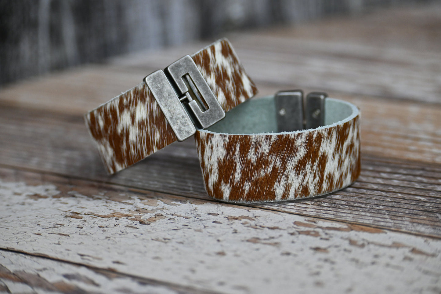 Genuine Cowhide Cuff Bracelet